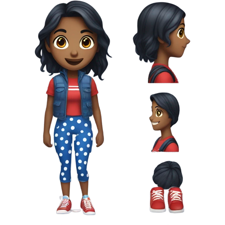 Marinette from Miraculous emoji