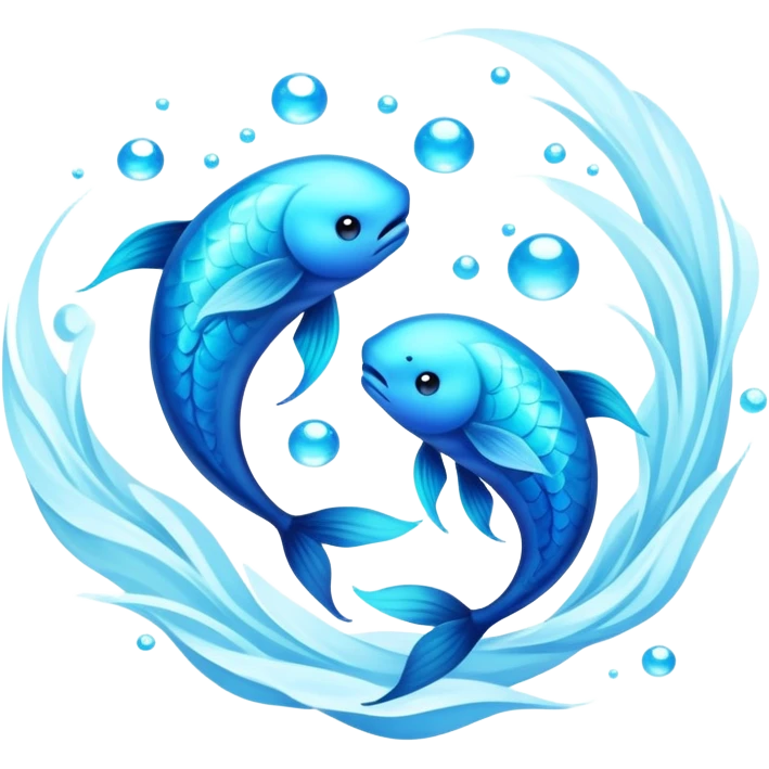 The zodiac symbol Pisces emoji