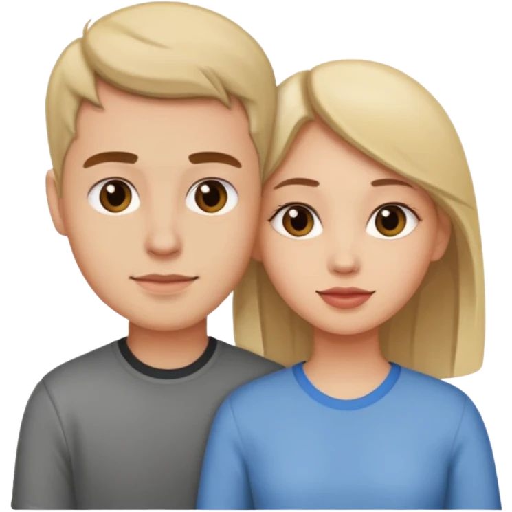 Girl with her boyfriend  emoji