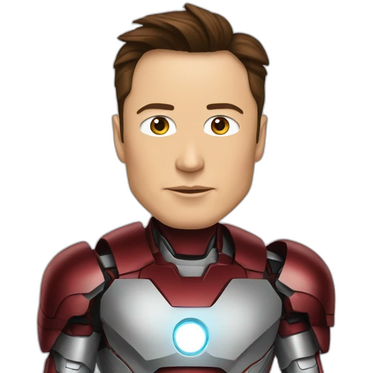 elon musk in iron man suit emoji
