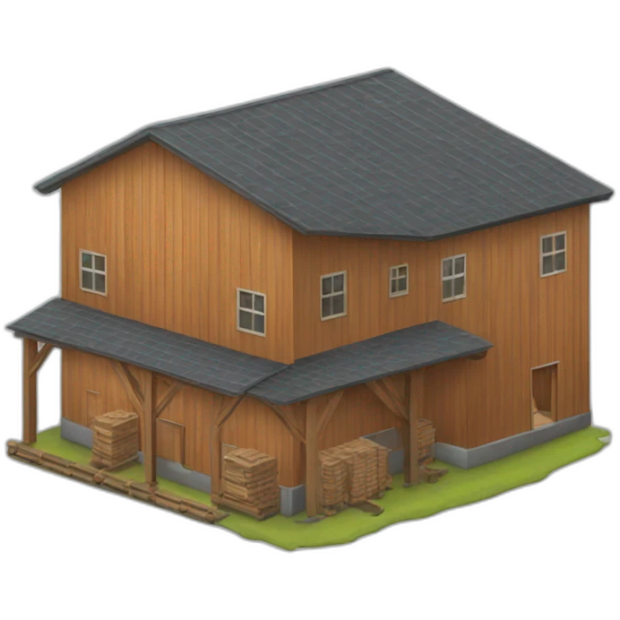 modern lumber factory emoji