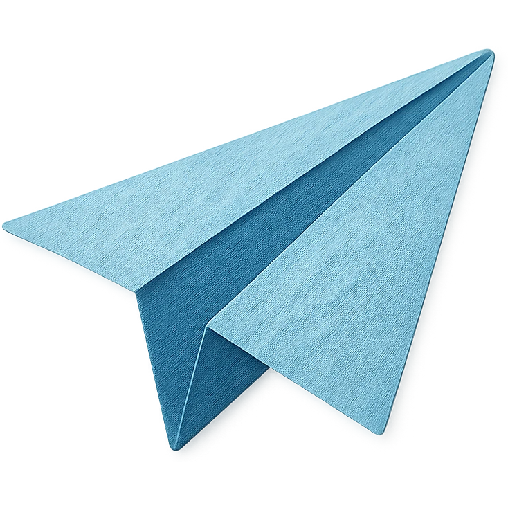 paper airplane emoji