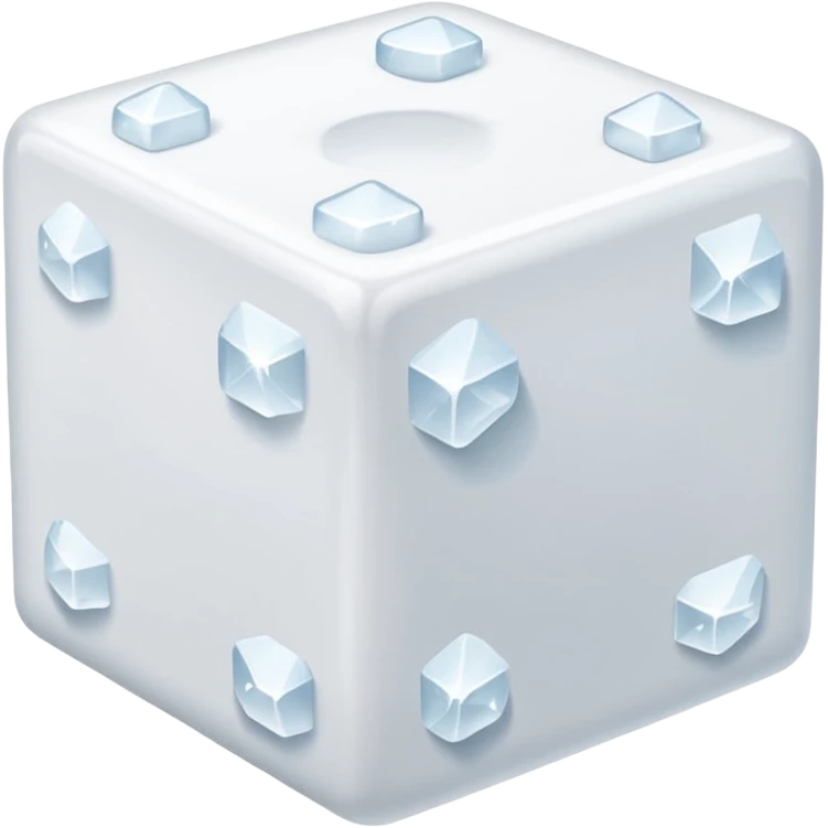 plain white cube of sugar emoji