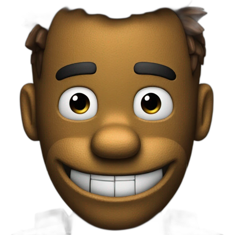 Freddy’s face from FNAF 1 emoji