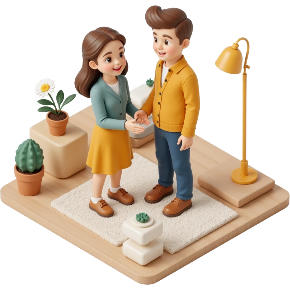 family photo in 3d emoji