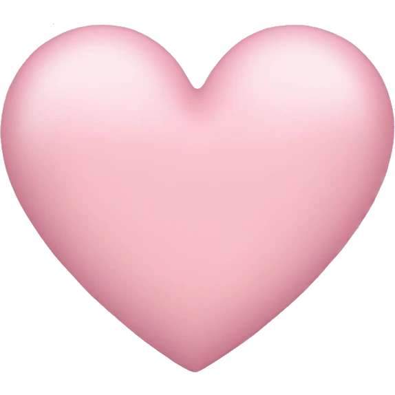 light pink heart emoji