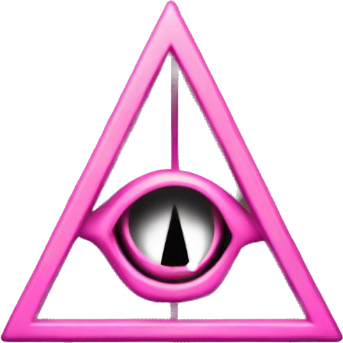 Pink Deathly hallows emoji