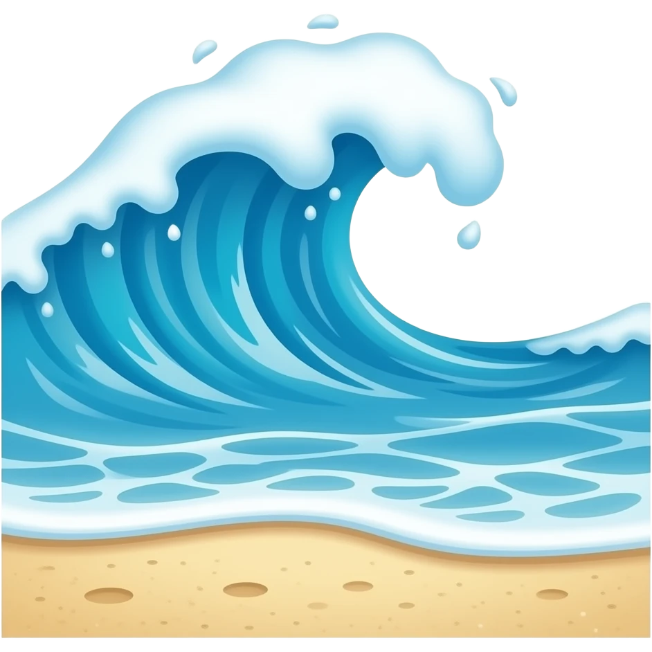 beach waves emoji emoji
