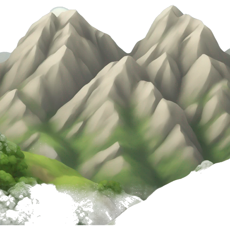High hills  emoji