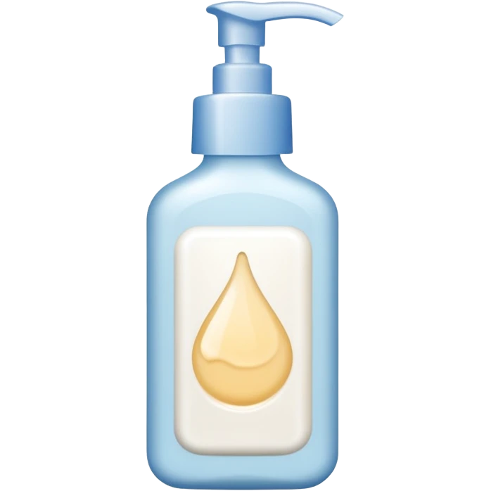 Lotion exiting a lotion bottle emoji