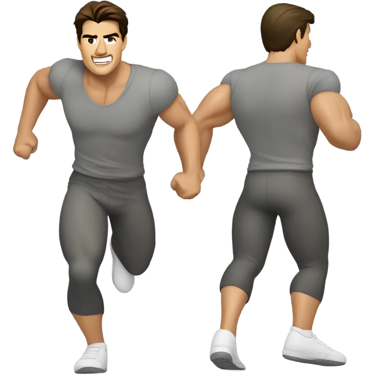 Tom Cruise running emoji