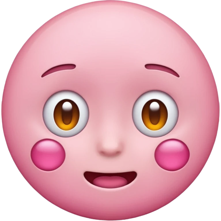 Pink emoji face emoji