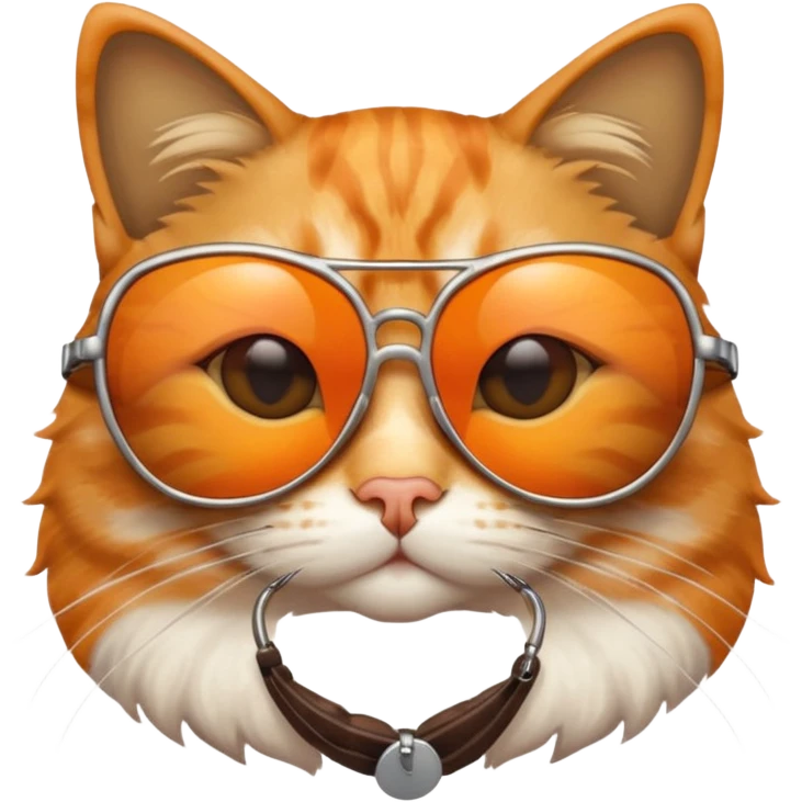 Cat wearing sunglasses emoji