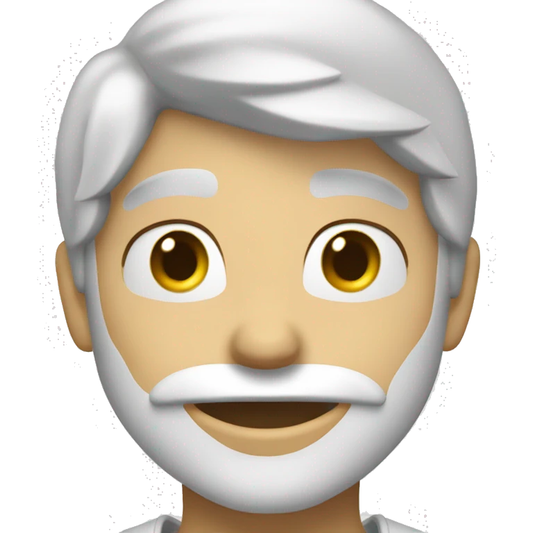 corazon blanco con brillos emoji