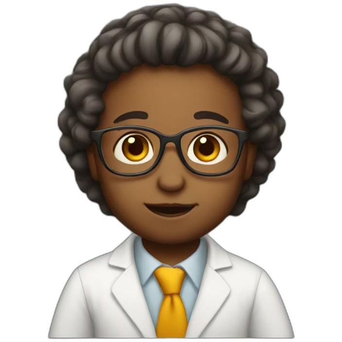Professor toddler emoji