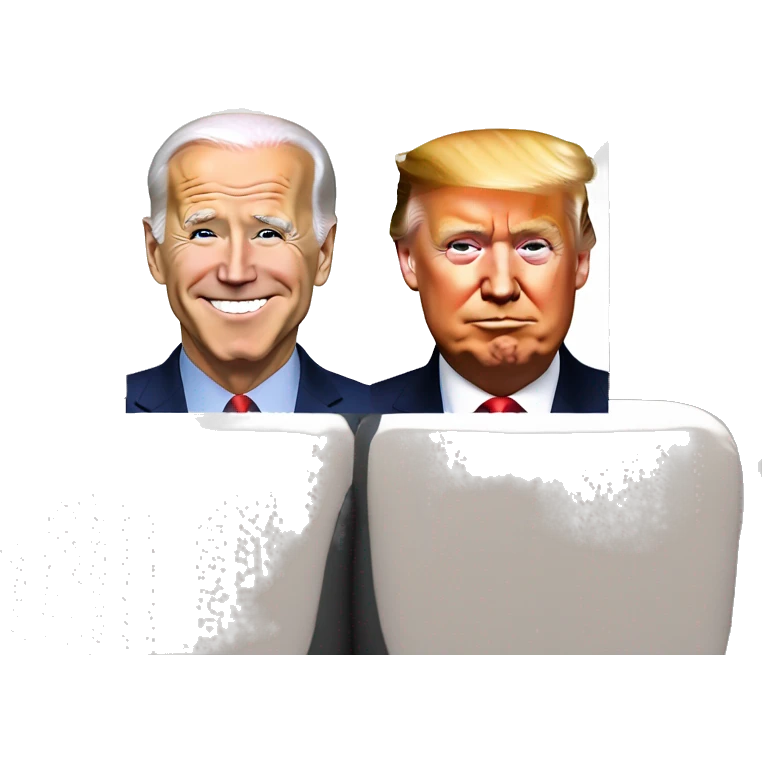 Joe Biden and Donald Trump dating   emoji