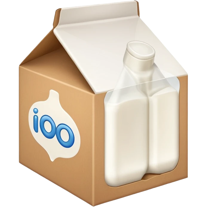 a box of milk emoji