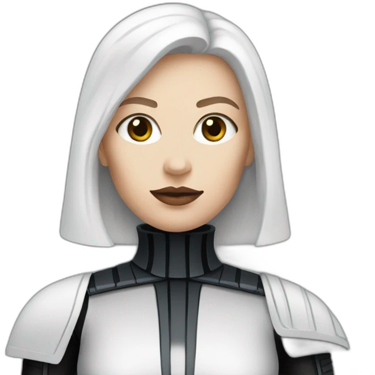 woman darth vader white skin emoji