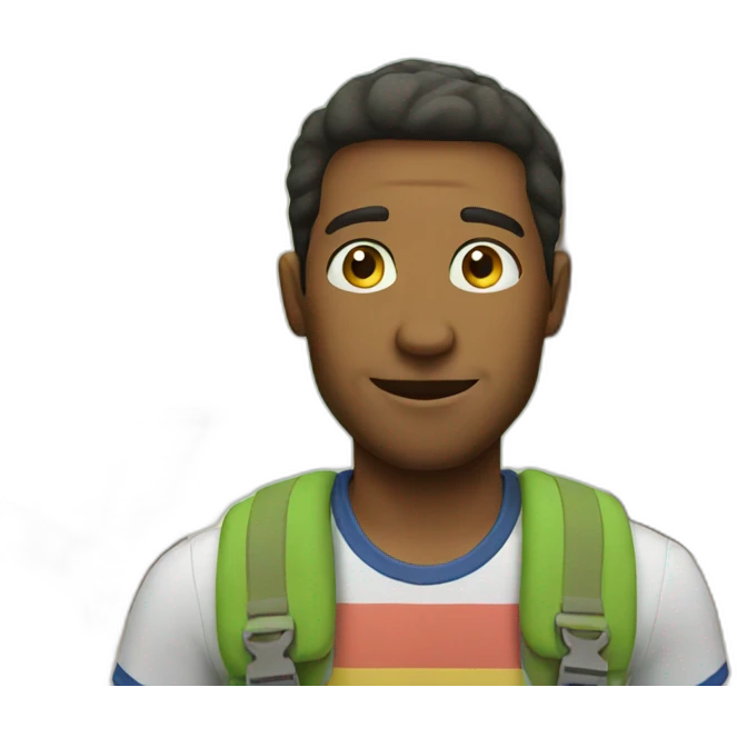 Vacation guy emoji