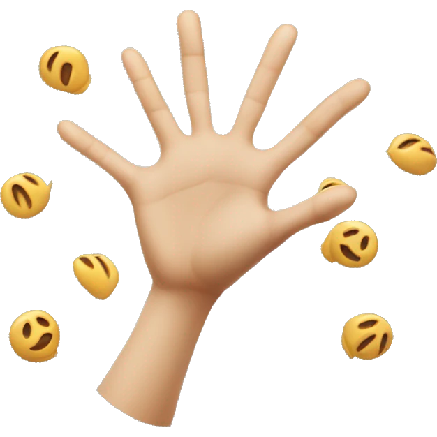 Hands cheering shots emoji