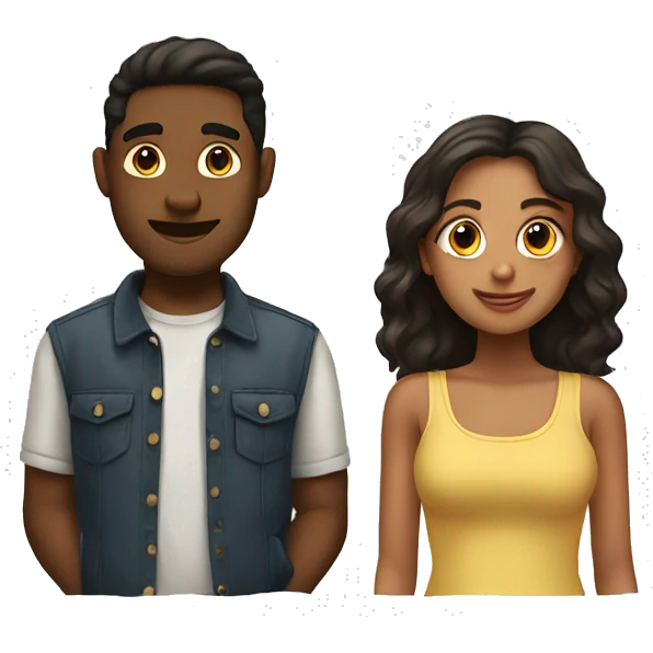 Boyfriend and girlfriend emoji