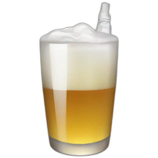 Macron drink a beer emoji