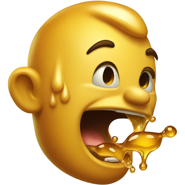 Vomiting honey emoji