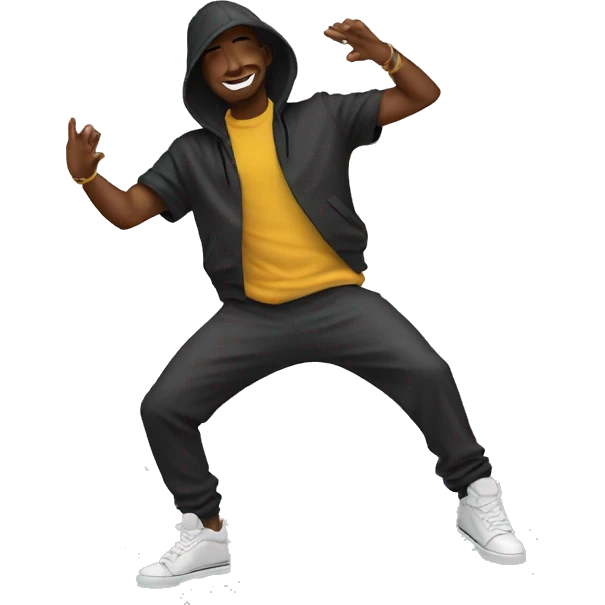 dance hip hop emoji