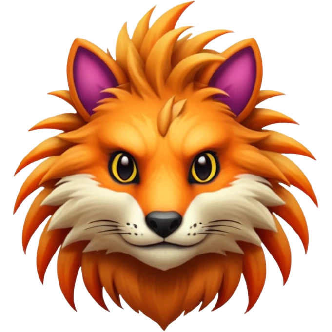 Realistic elegant beautiful pretty furry warm lush badass cool tropical colorful edgy exotic Fakémon-Pokémon-Vernid-creature emoji