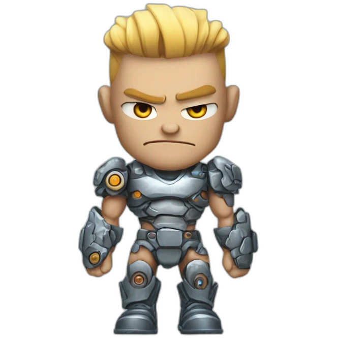Cyborg FRANKY; Super FRANKY; strong; iron; folder emoji