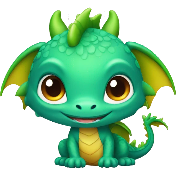 Cute dragon emoji