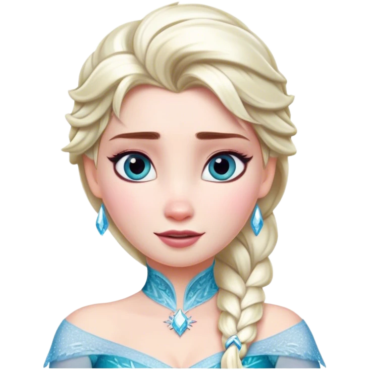 Elsa from Frozen emoji