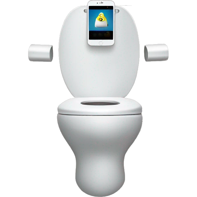 Phone in toilet emoji