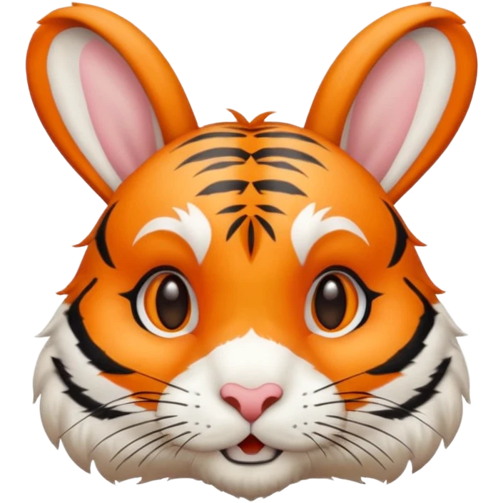 Rabbit combined with tiger emoji