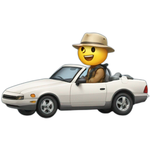 silvester stalone and car emoji