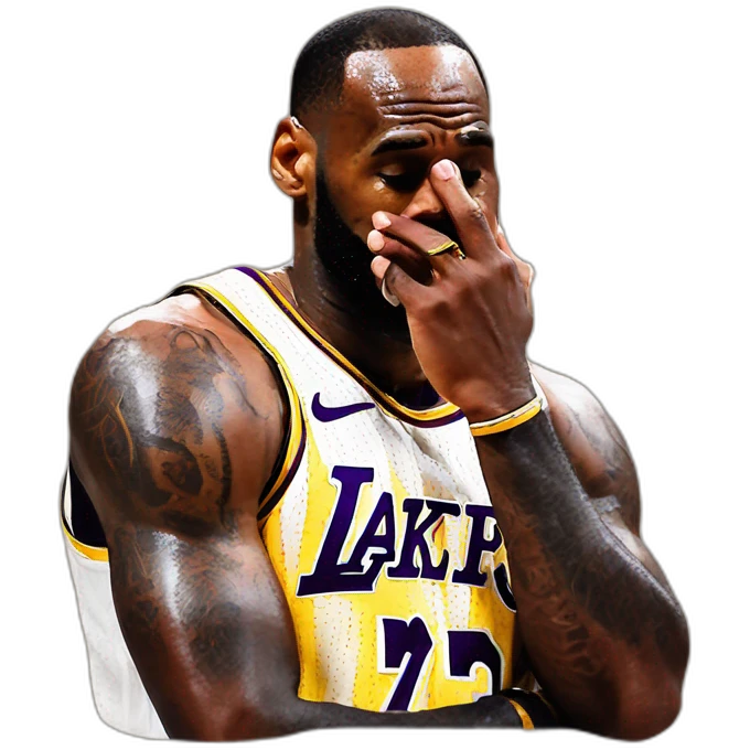 Lebron james crying emoji