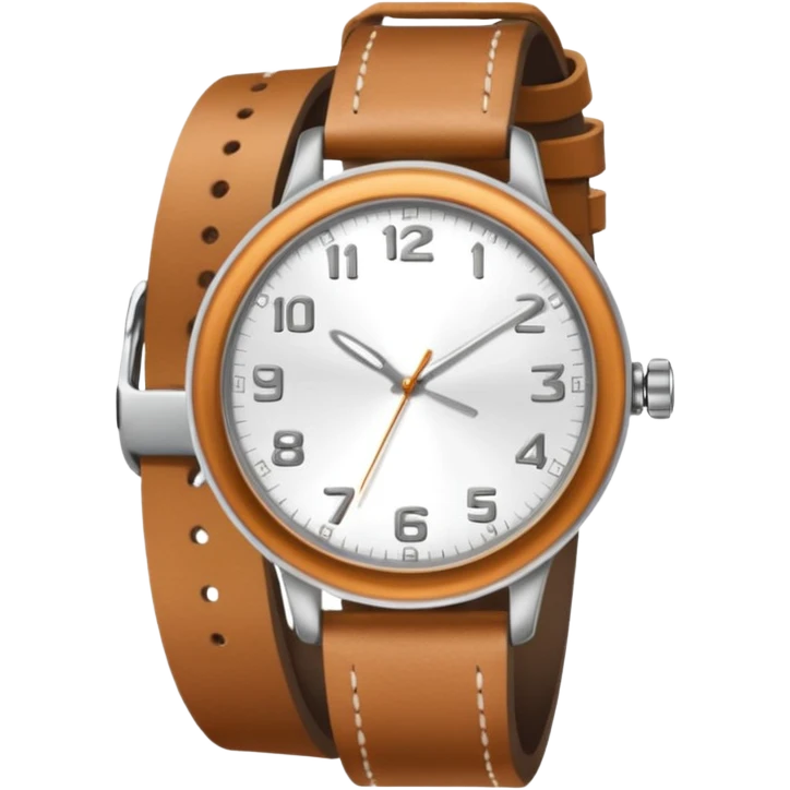 A hand with a watch emoji