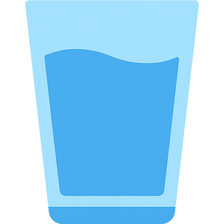 now with water emoji