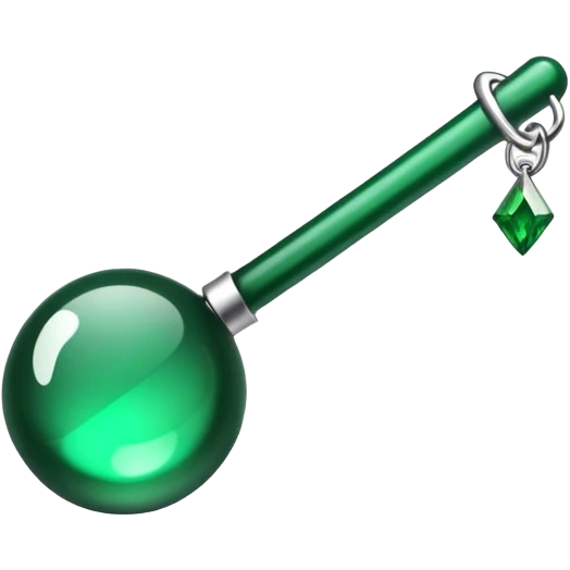 dark emerald color key emoji