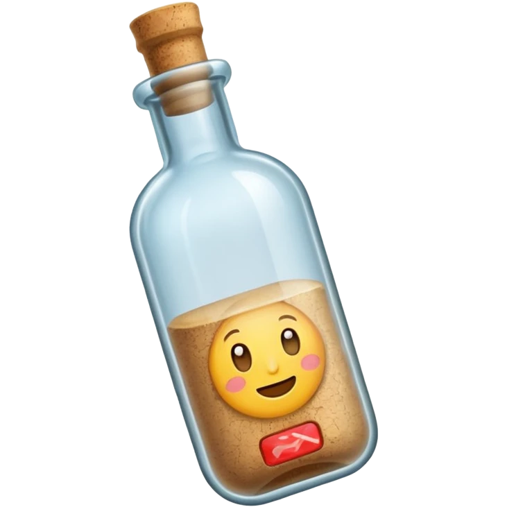 A Message Bottle, big emoji