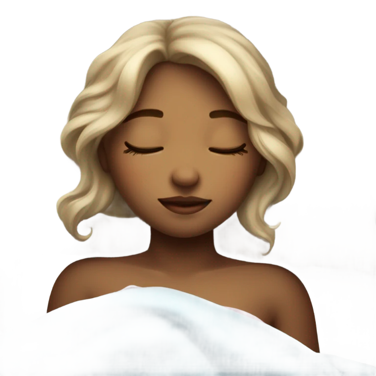 girl sleeping emoji