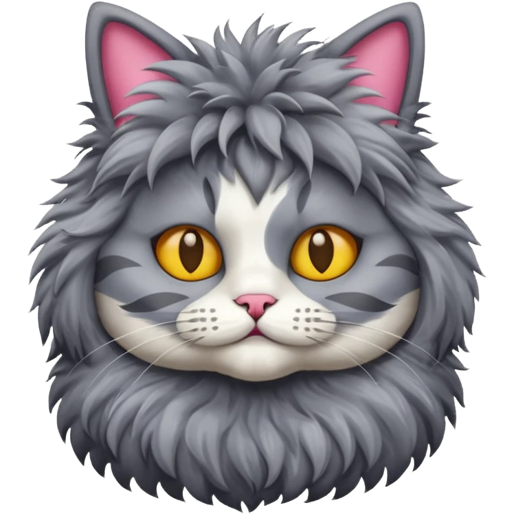 cat with funny costume emoji