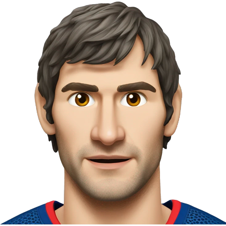 Alexander Ovechkin Realistic face without one theeth emoji