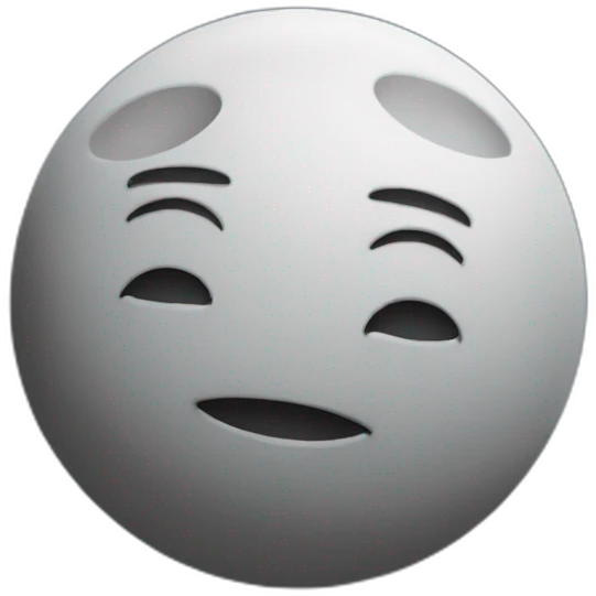 Une lune emoji