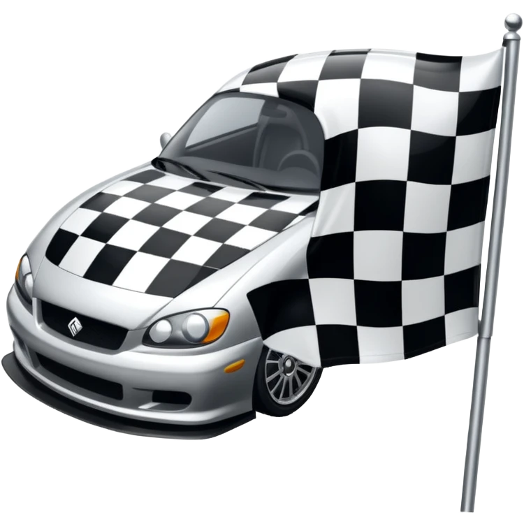 sorayama Chequered flag emoji