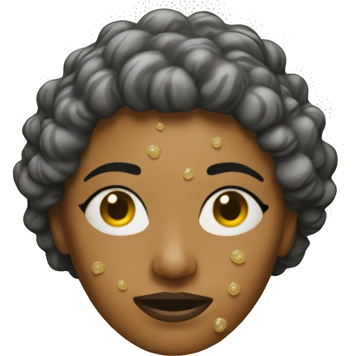 woman covered in glue emoji