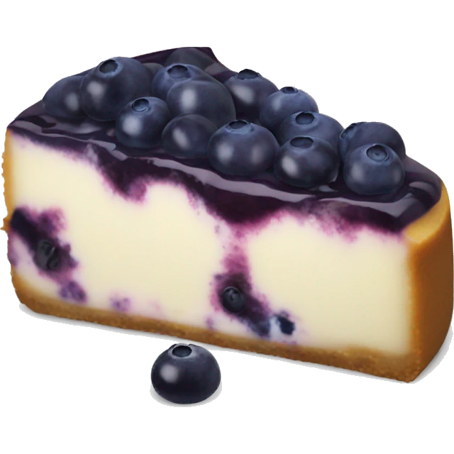 Blueberry Cheesecake  emoji