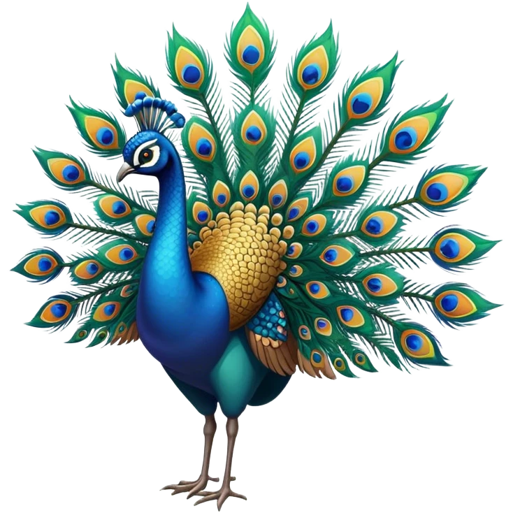 Peafowl emoji