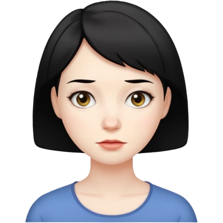 Drunk women with short black hair emoji