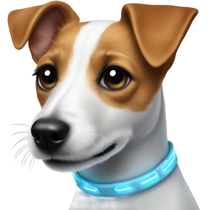 Jack Russell terrier as Tron emoji